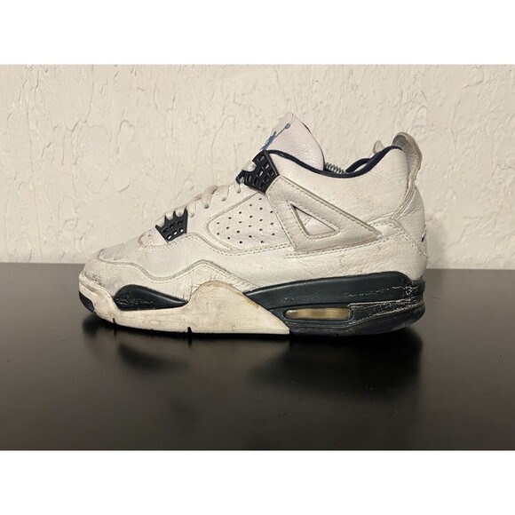 US 9 - Nike Air Jordan 4 Retro Columbia 1999 Legend Blue Mens VINTAGE 136030141 - Picture 5 of 8